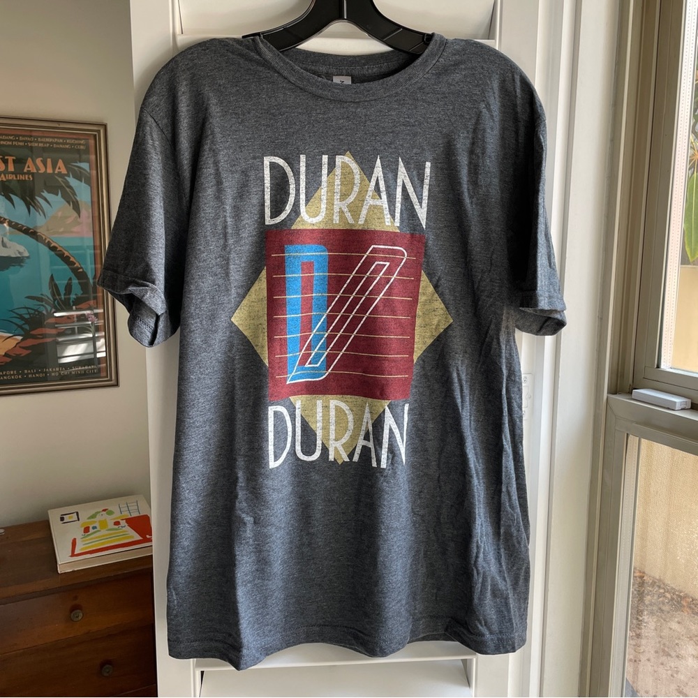 Duran Duran Concert Tee Gray Medium Hollywood Bowl 2022